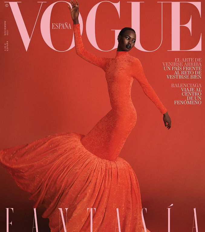 Nyarach for Vogue Spain - Mirrrs Models