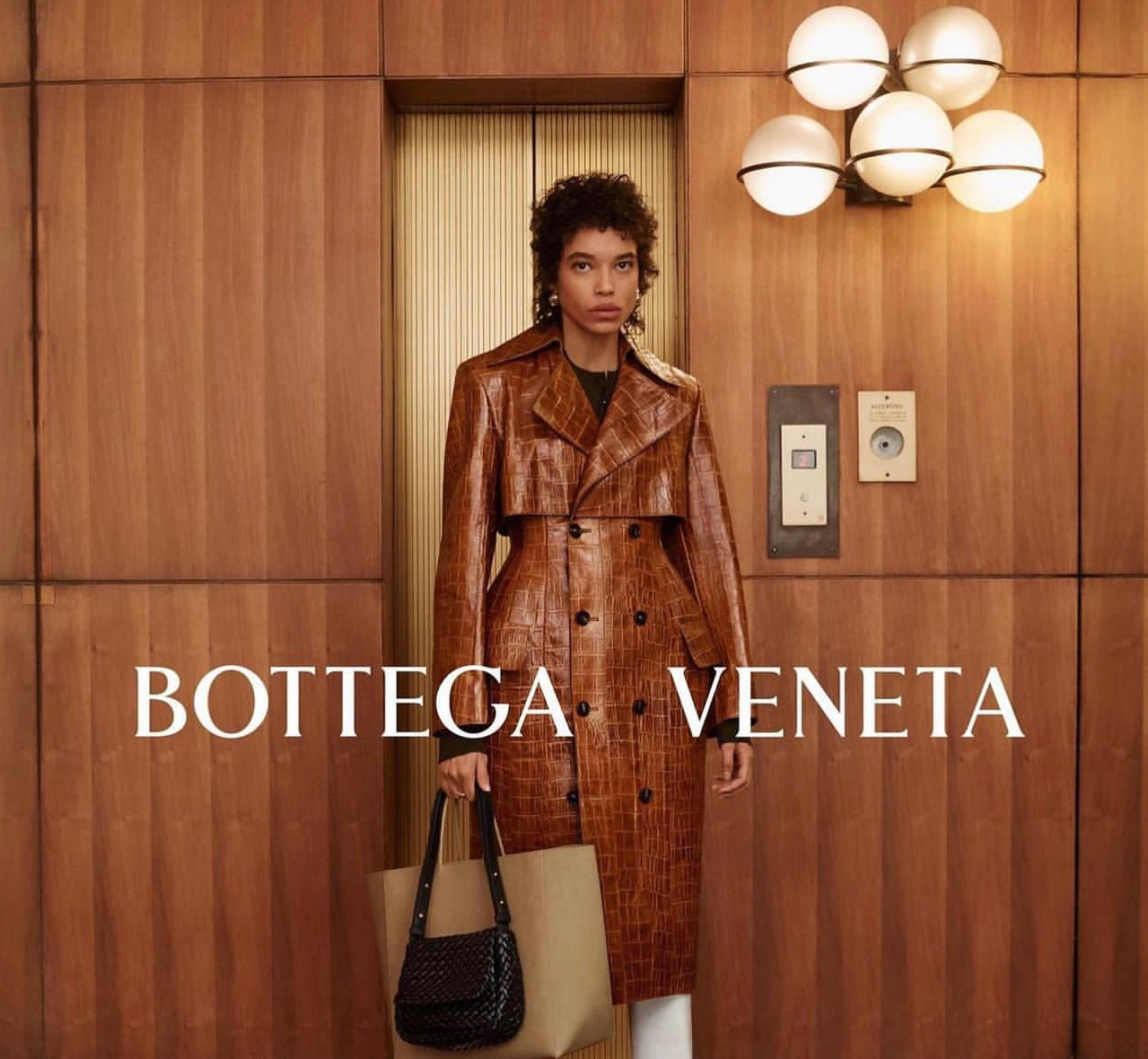 Lara Menezes For Bottega Veneta Campaign F W23 - Mirrrs Models